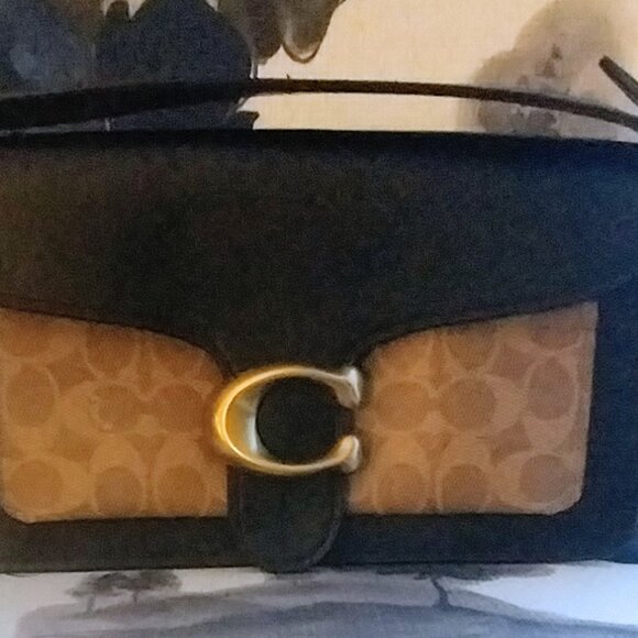 Coach Tabby signature Bag 26 Black shoulder purse - Picture 2 of 6